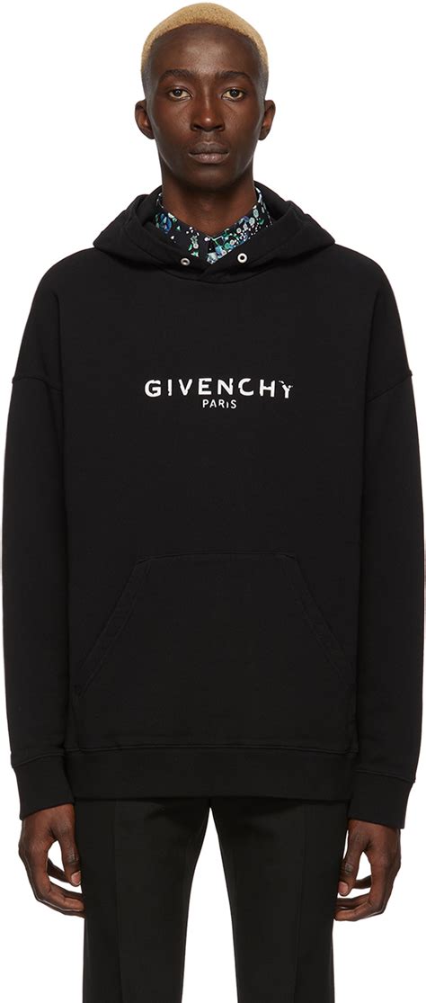 black and white givenchy hoodie|givenchy black and beige hoodie.